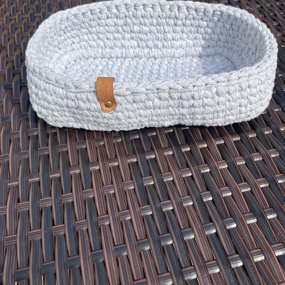 Other - Gray Knitted Basket